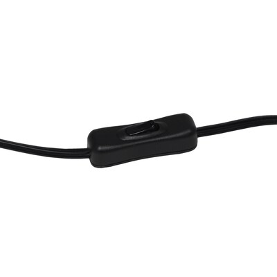 Creekwood Home Sleek Essentials 22.75" Basic Clip On LED Light with Flexible Gooseneck, Silver (CWD-1009-SL)