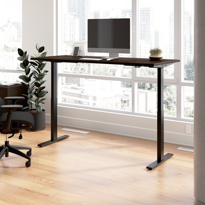 Bush Business Furniture Move 60 Series 72W Electric Height Adjustable Standing Desk, Mocha Cherry (