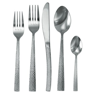 MegaChef Baily Stainless Steel Flatware Set,  20 Piece (937112452M)
