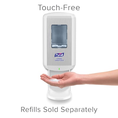 PURELL CS8 Automatic Wall Mounted Hand Sanitizer Dispenser, for PURELL CS8 1200 mL Hand Sanitizer Refills, White (7820-01)