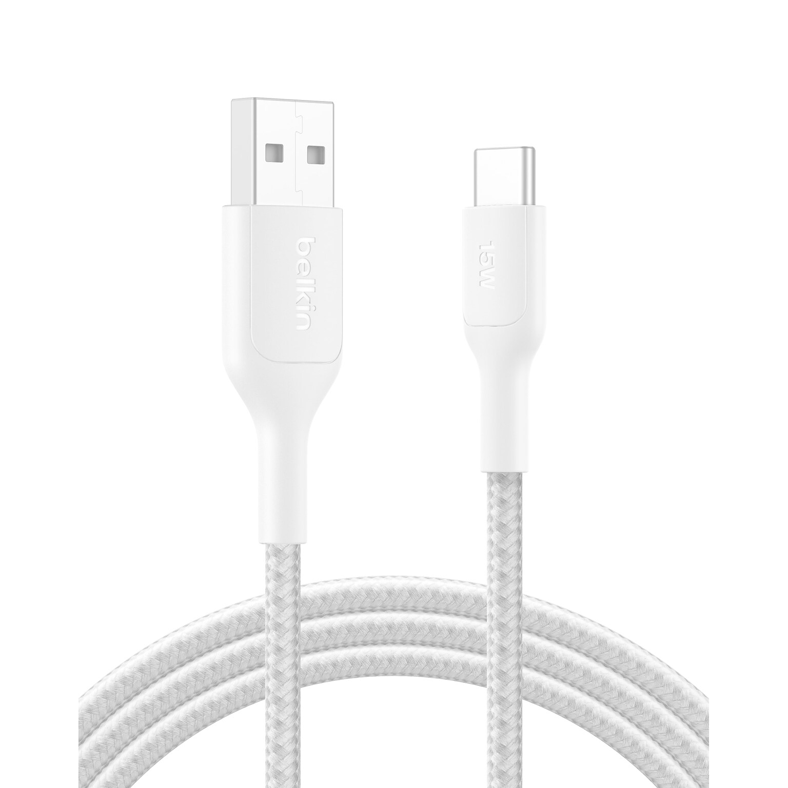 Belkin BoostCharge Pro 6.6 USB C to USB A Power Cable, Male to Male, Black (CAB022FQ2MWH)