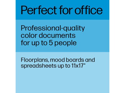 HP OfficeJet Pro 9730e Wide Format Wireless All-in-One Color Inkjet Printer, Duplex, Best for Office, 3 Months of Ink (537P6A)