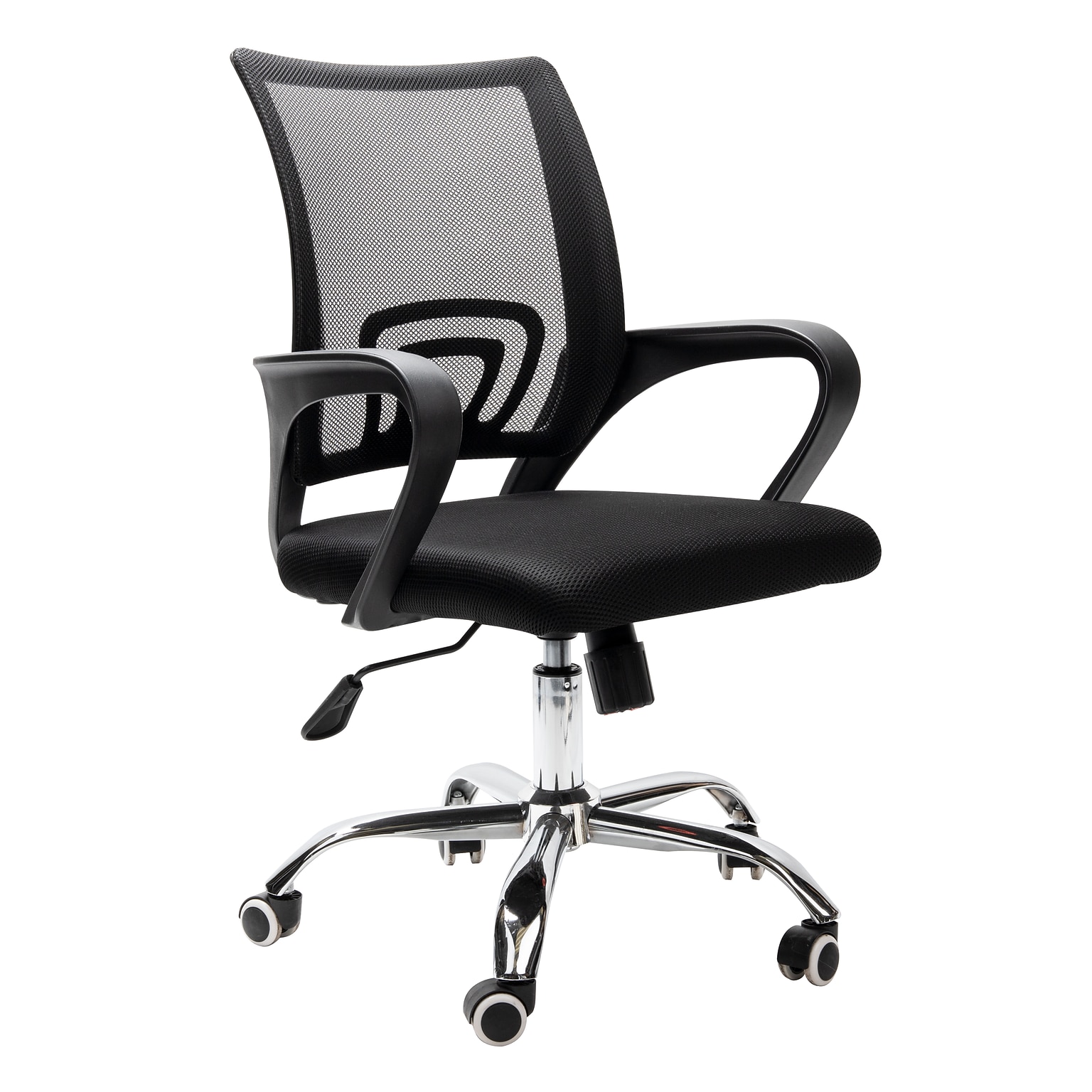 Mind Reader Ergonomic Mesh Swivel Computer and Desk Chair, Black (OFFCHAIR-BLK)