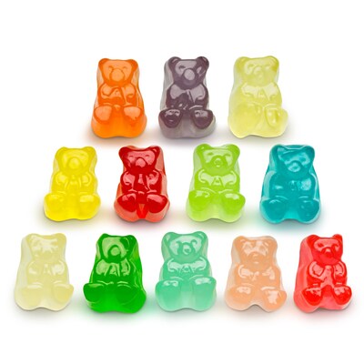 Albanese Gummi Bear Cubs Snack Pack, Assorted Flavors, 0.5 oz, 50 Packs/Bag (53443)