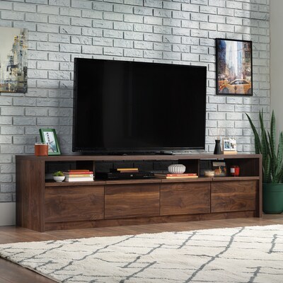 Sauder Harvey Park Credenza TV Stand, Screens up to 86", Grand Walnut (433787)