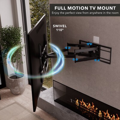 Mount-It! Full-Motion TV Mount, 275 lbs. Max. (MI-394)