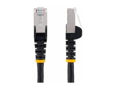 StarTech 100 Cat6A Ethernet Cable, 27AWG, Black (NLBK-100F-6A-PATCH)