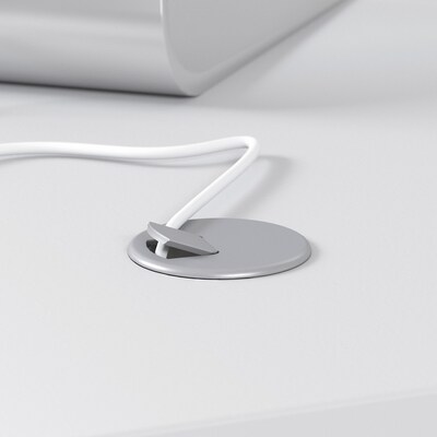 Bush Business Furniture Studio C 72"W Office Desk with Mobile File Cabinet, White (STC013WH)