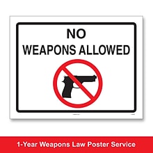 ComplyRight™ Weapons Law Poster Service, South Dakota, 11 x 8.5 (U1200CWPSD)
