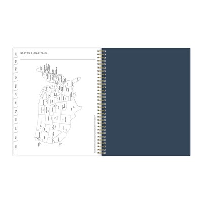 2026 Blue Sky Ashlyn 8.5" x 11" Calendar Year Weekly & Monthly Planner, Plastic Cover, Multicolored (143957-26)