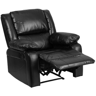 Flash Furniture Harmony Series Vinyl Soft Recliner, Black - Includes Installation (BT-70597-1-GG)