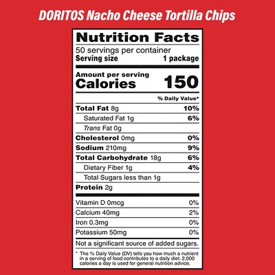 Doritos Nacho Cheese Tortilla Chips & Welch's Mixed Fruit Snacks, 2/Pack (600-04174)