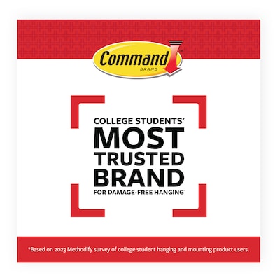Command Medium Hanging Strip, White, 200 Strips/Pack (17201CABPK-NA)
