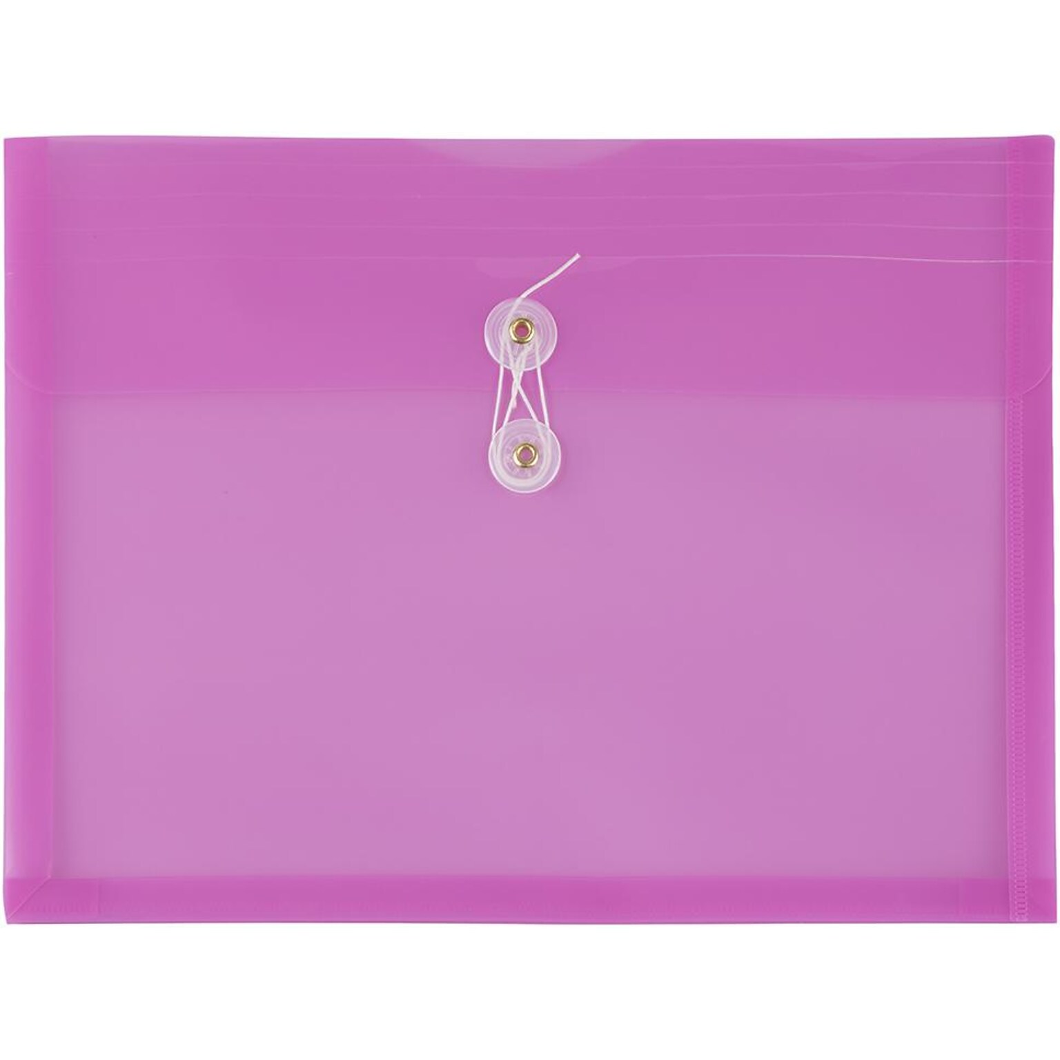 JAM Paper Premium Plastic Document File, Letter, Lavender Purple, 3/Pack (12413376X3)