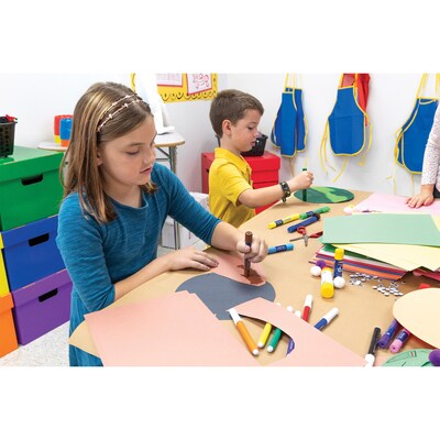 Prang 12" x 18" Construction Paper, Assorted Colors, 50 Sheets/Pack, 5 Packs/Bundle (PAC6507-5)