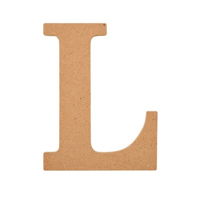 Plaid MDF Letters, 5, Brown Oxide, 12/Pack (PDE63565-12)