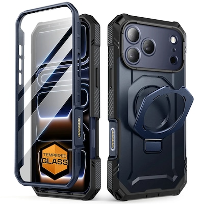 SUPCASE UBGrip Pro MagSafe Case for iPhone 17 Pro Max, Shock Absorbing, Azure (SUP-iPhone2025Max-GripPro-GSSP-Azure)