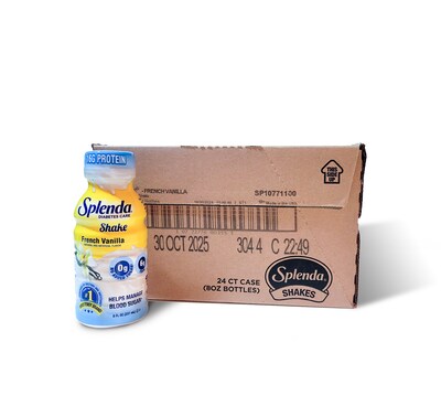 Splenda Diabetics French Vanilla Shake, 8 oz., 24 Bottles/Carton (HFP00359)