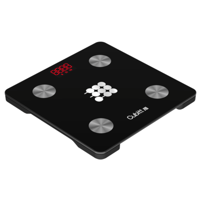Cubitt Smart Bluetooth BMI Body Composition Bathroom Scale, Obsidian Black (CT-SCALE)
