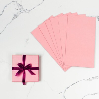 JAM Paper Wrapping Paper Sheets, 25' x 20", Light Baby Pink, 6/Pack(2770135262BP)