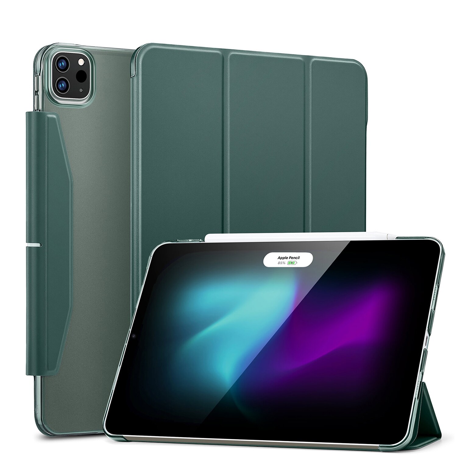 SaharaCase Venture Series Tri-Fold Case for iPad Pro 11 (M4 2024/M5 2025), Cactus Green (TB00390)