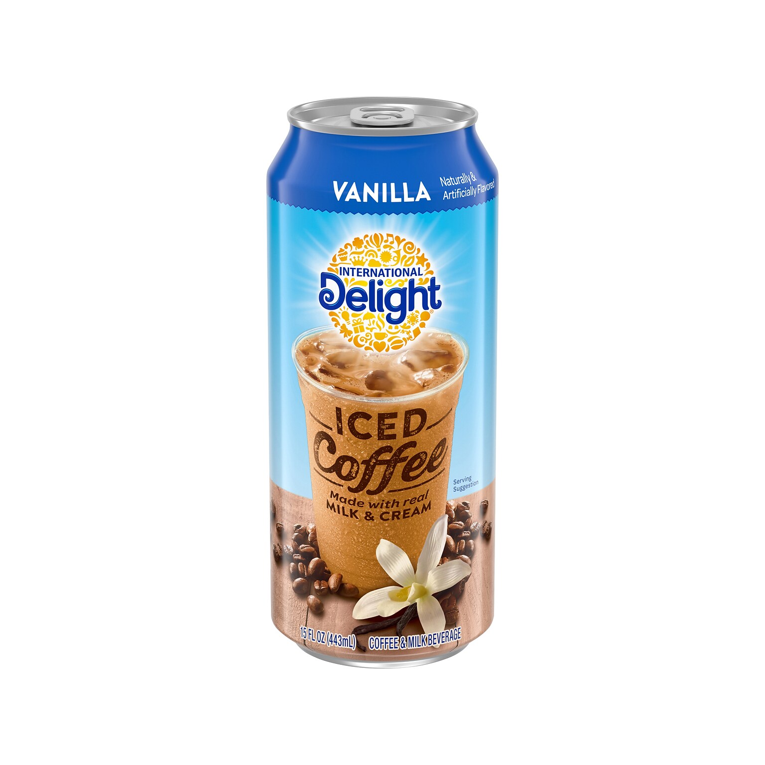 International Delight Iced Vanilla Coffee, 15 fl. oz., 12/Carton (745189/177175)