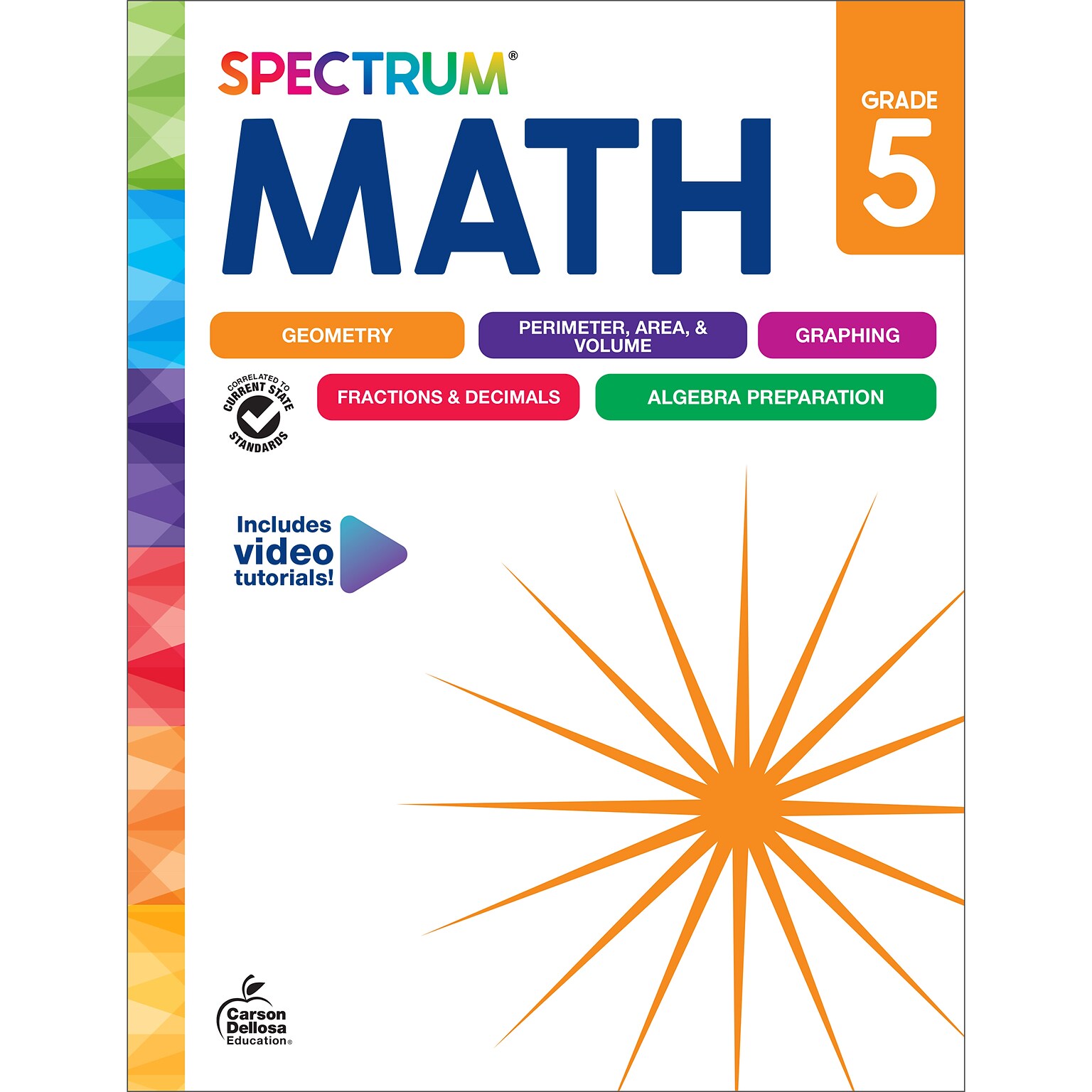 Carson-Dellosa Spectrum Math Workbook, Grade 5