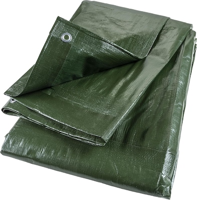 Mutual Industries 30 x 50 Polypropylene Tarp, Green (14964-39-3050)