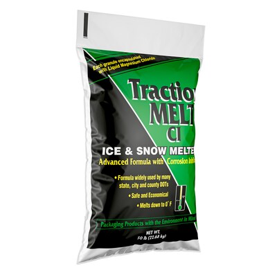 Scotwood Industries Traction Melt Ice Melt Crystals, 50 lbs. Bag (SWO50BTM)