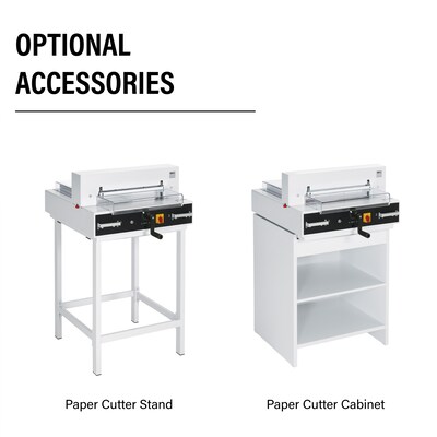 Triumph 4350 16 7/8" Guillotine Paper Cutter, White (CU0452)