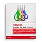 Staples Teacher Pack 5" Kids Pointed Tip Stainless Steel Scissors, Straight Handle, Right & Left Handed, 12/Pack (TR55057)