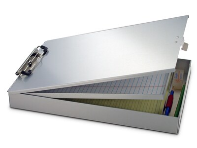 Saunders Cruiser-Mate Aluminum Storage Clipboard, Letter Size, Silver, (21118)