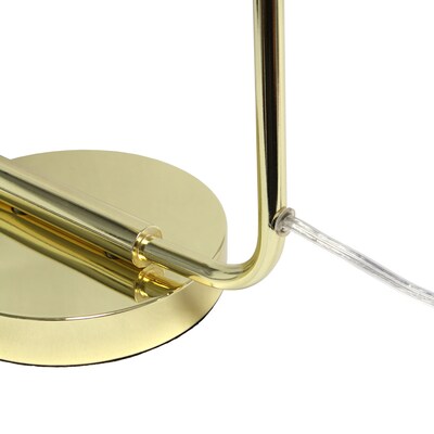 Lalia Home Industrial Mesh Desk Lamp, Gold (LHD-2000-GL)