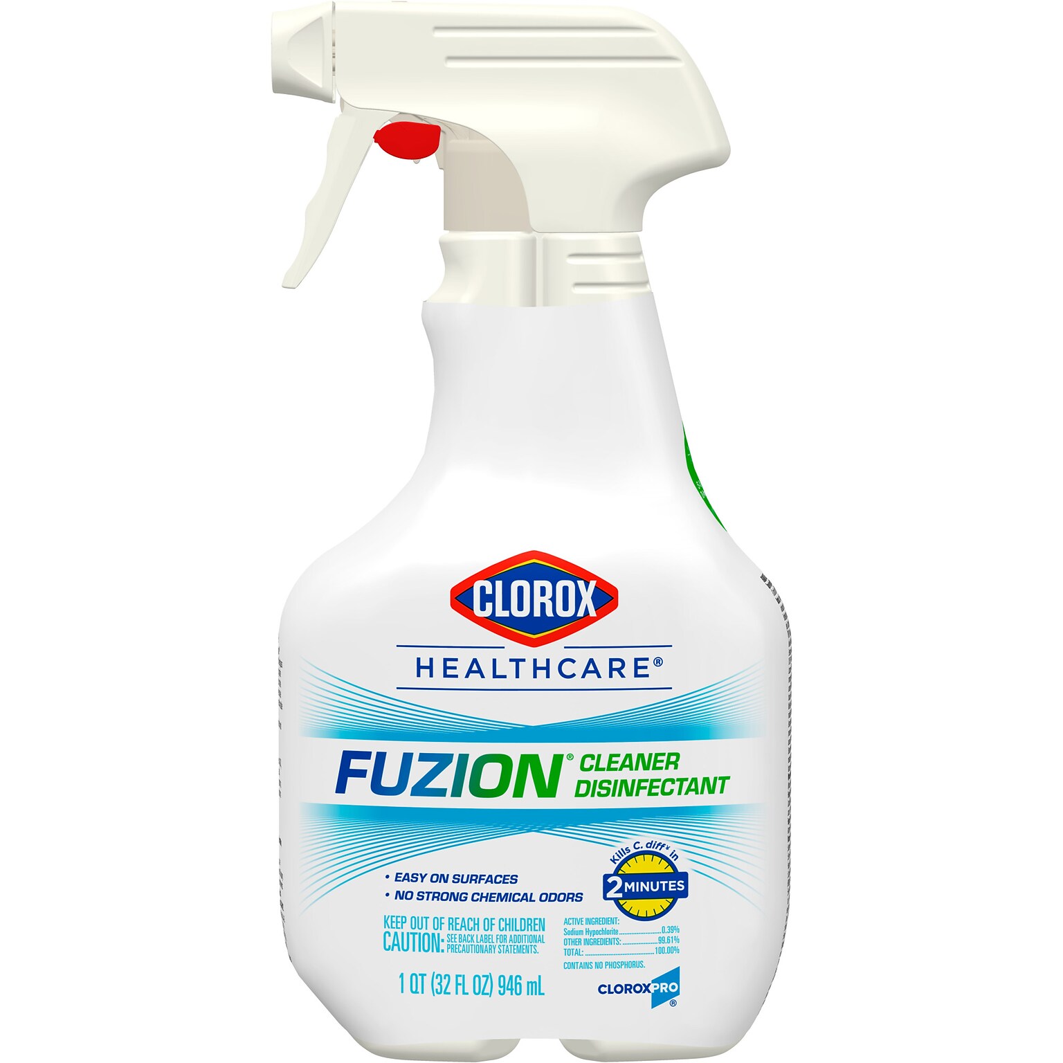 Clorox Healthcare Fuzion Cleaner Disinfectant Spray, 32 fl. Oz. (31478)