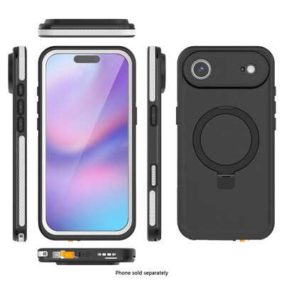 SaharaCase Oasis Series MagSafe Phone Case for iPhone 17 Air, Shock Absorbing, Scorpion Black (CP00936)