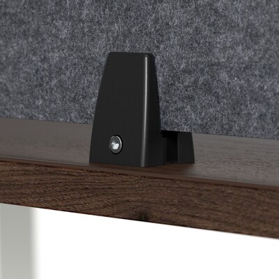 Bush Business Furniture Fabric Privacy Panel, 17.5"H x 22"W, Cool Charcoal (PSP122CL-03)