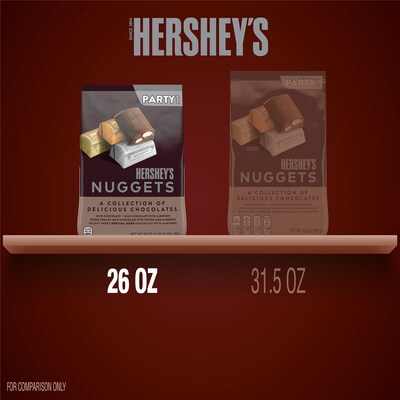 Hershey's Nuggets Assorted Chocolate Candy Party Pack, 26 oz. (HEC01878)