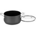Contour Hard Anodized 5 Qt. Dutch Oven with Tempered Glass Cover