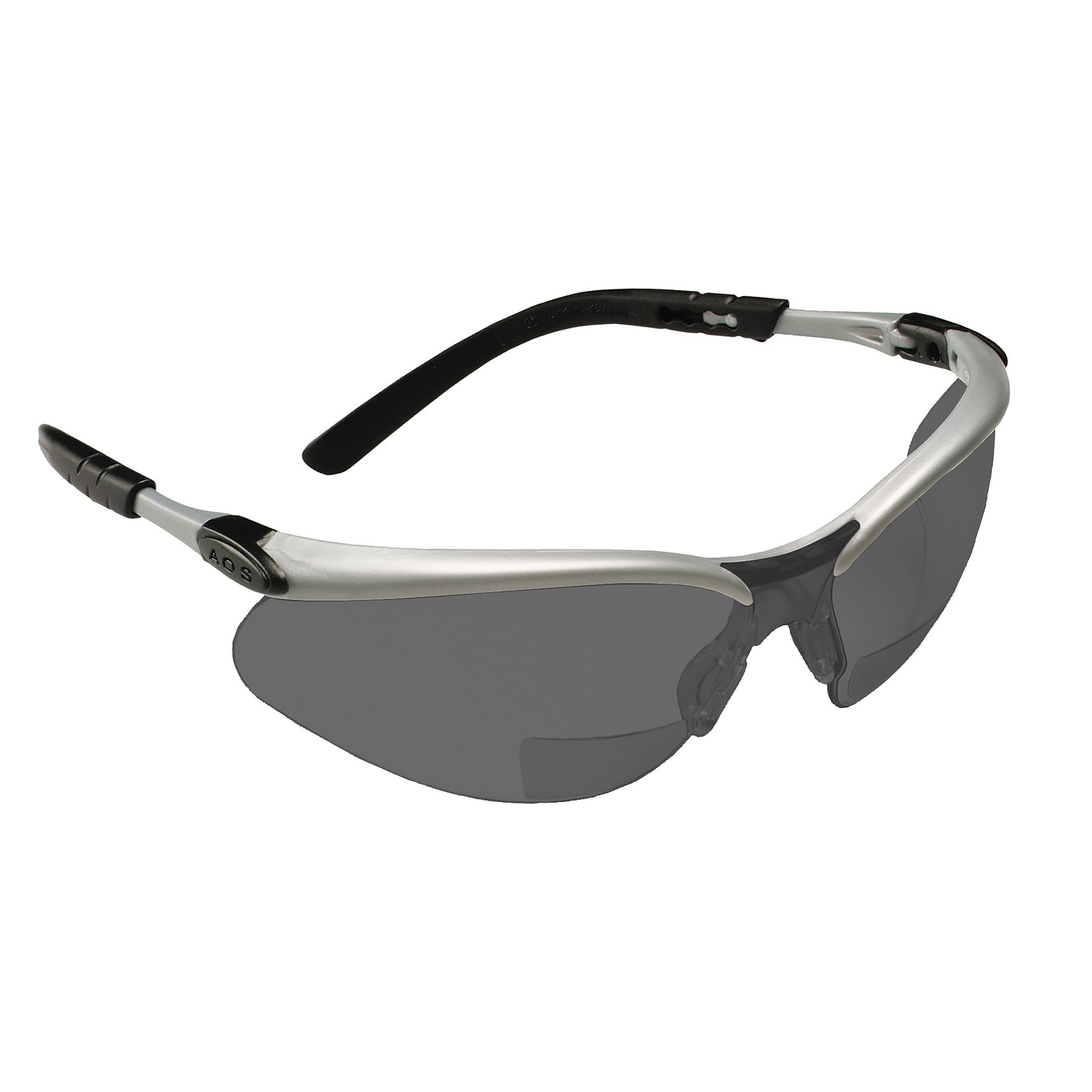 3M BX Anti-Fog +2.50 Safety Glasses, Over the Glasses, Gray Lens, 20/Carton (11379-00000-20)