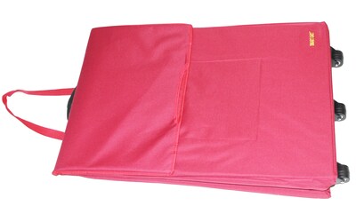 Dbest Jumbo Smart Cart Collapsible Rolling Utility Cart, Red (01-005)