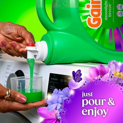 Gain Liquid Laundry Detergent, Moonlight Breeze Scent, 134 Loads, 177 oz. (19112)