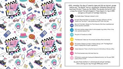 Quarto Best of the 90s Coloring Book, 96 Pages (9780760381243)