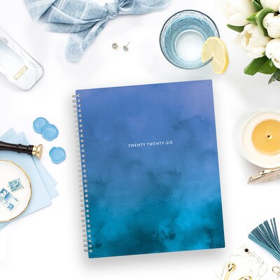 2026 Blue Sky Savoy 8.5" x 11"  Weekly & Monthly Planner, Plastic Cover, Multicolored (148762-26)