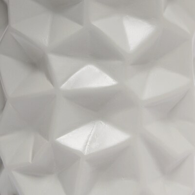 Simple Designs Sculpted Ceramic Table Lamp, Gray (LT2083-GRY)