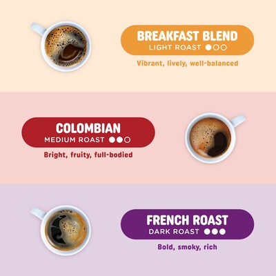 Pick Me Up Provisions™ Coffee Keurig K-Cup Pods, Variety Pack, 24/Box (5000392636)