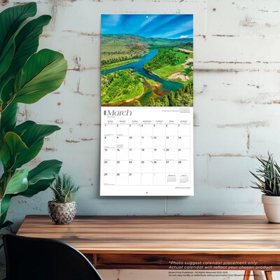 2026 BrownTrout Idaho Wild & Scenic 12" x 12" Monthly Wall Calendar (9798330703838)