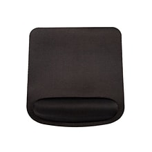 OTM Essentials Foam Non-Skid Mouse Pad With Wrist Rest, Black (COB-A3CAA)