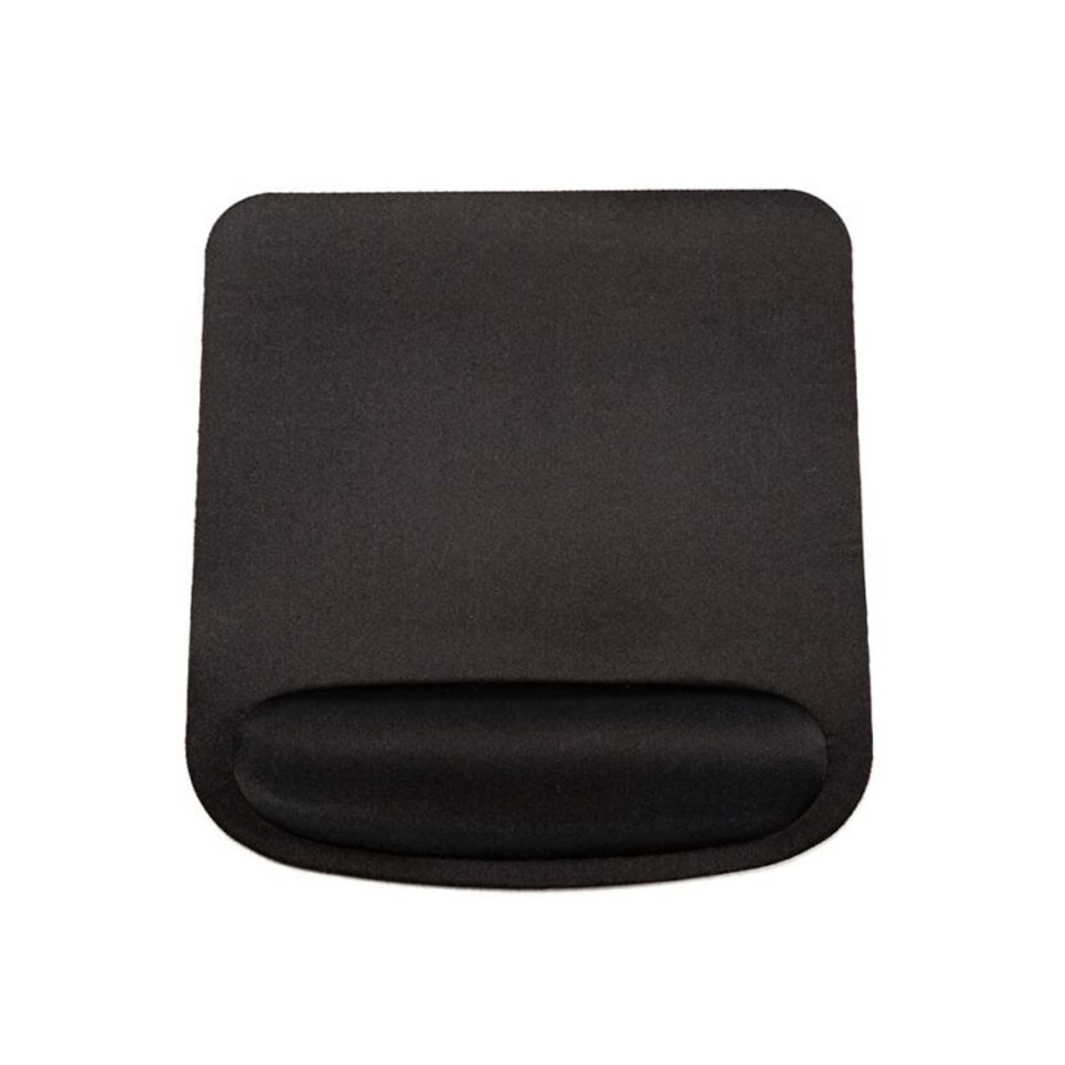 OTM Essentials Foam Non-Skid Mouse Pad With Wrist Rest, Black (COB-A3CAA)