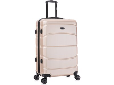 DUKAP SENSE Polycarbonate/ABS Large Suitcase, Champagne (DKSEN00L-CHA)