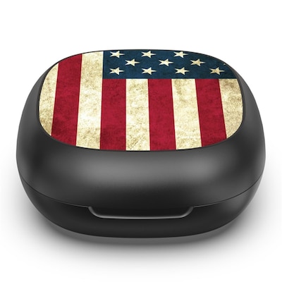 MyBat Design Lab Open Ear Bluetooth Earbuds, Black American Flag Print (BTR003001))